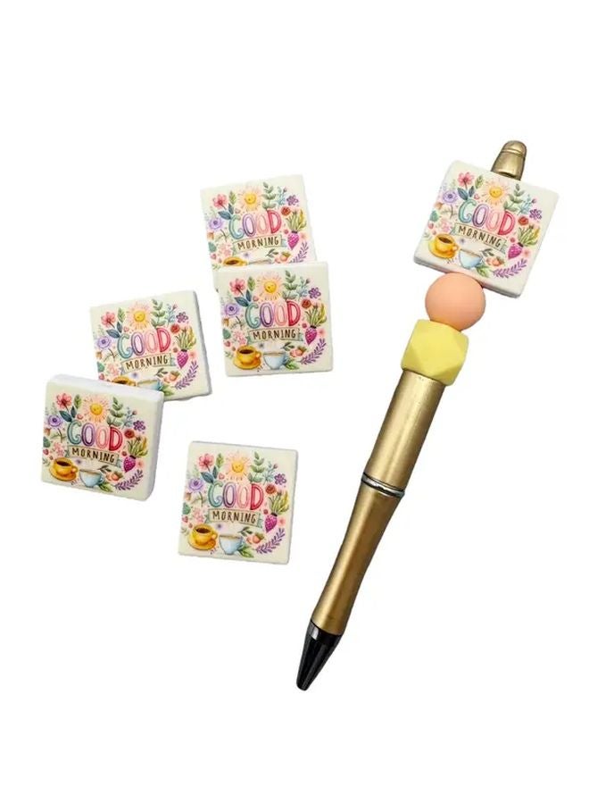 5pcs Silicone Beads For Jewelry Making Keychains Bracelets And Resin Art - Image 5